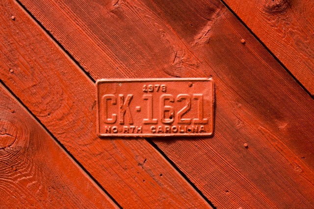 This is on a barn in our neighborhood.  Good to know barns are street legal.